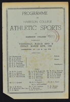 Programme of Harrison College Athletic Sports 1950