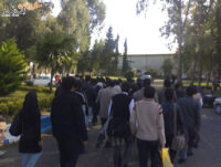 تظاهرات در دانشگاه مازندران
