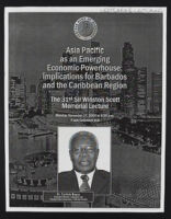 Asia Pacific as an Emerging Economic Powerhouse: Implications for Barbados and the Caribbean Region: Lecture by Dr. Carlisle Boyce