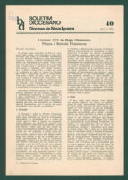 Boletim Diocesano, Edição 40, Abril 1972