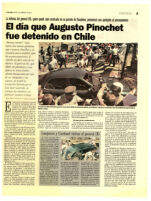 El día que Augusto Pinochet fue detenido en Chile