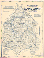 Metsker's map of Alpine County, California
