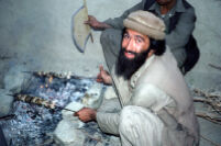 Mujahid Making Kabab