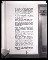 Timeline of events related to the Asa Keyes trial, Los Angeles, 1928