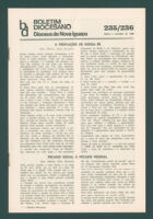 Boletim Diocesano, Edição 235/236, Agosto/Setembro 1988