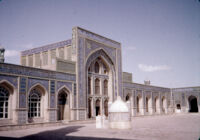 Winter Mosque Side of Courtyard
