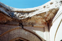 Upper portion of pointed arch