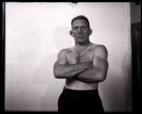 Boxer Leach Cross, Los Angeles, 1922