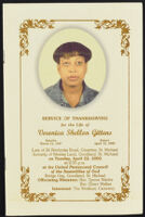 Service of Thanksgiving for the Life of Veronica Shellon Gittens