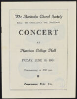 Barbados Choral Society Concert