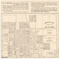 Official map of the city of El Centro : Imperial County, California