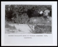Grave site of Mary Ellen Pleasant, Napa, (copy photo made 1930-1989)