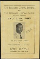 Song Recital by Bruce St. John (Baritone)