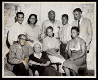 Loren Miller family, Los Angeles, 1957