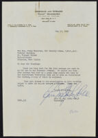 Letter from "Gayap" Organization Secretary to W. I. Federation Prime Minister, Sir Grantley Adams