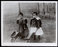 Gladys Dejarnette (De Jarnette) and Alva Curtis Garrott, Los Angeles, circa 1895