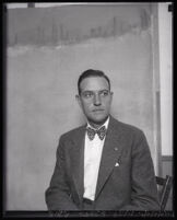 Director of city airports Richard Barnitz, Los Angeles, 1930