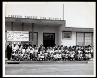Children at Chester Baptist Day School, Los Angeles, between 1950-1970