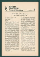 Boletim Diocesano, Edição 3, Março 1969