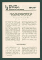 Boletim Diocesano, Edição 196/197, Maio/Junho 1985