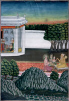 Narada predicting marriage of Parvati to Shiva
