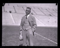 Eddie Kienholz at the Memorial Coliseum, Los Angeles, 1923-1924