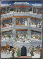 Kausalya and Rama; an ailing Dasharatha