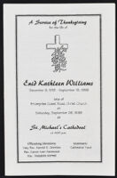 A Service of Thanksgiving: Enid Kathleen Williams