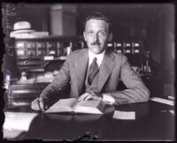 State senator Harry A. Chamberlin, Los Angeles, 1920s