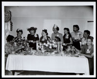 Charlotta Bass at a women's tea, circa 1950
