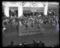 Charity float in the Tournament of Roses Parade, Pasadena, 1926