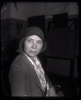 Adrianne Ayres, travel companion of "Hollywood Ponzi" J. K. Fronk, Los Angeles, 1931