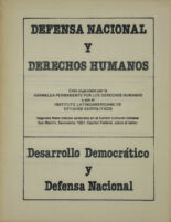 Defensa Nacional y Derechos Humanos 