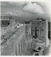 View of major repairs at the Citadelle undertaken by Public Works in 1953-54