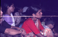 Theyyam festival - Mappila men and boys perform the daf muṭṭikalī circle dance, Kalliasseri (India), 1984