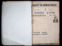 Sauti Ya Mwafrika 1965 no. 165.