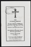 Funeral Service for Evelyn Helena Williams