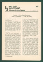 Boletim Diocesano, Edição 30, Junho 1971
