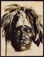 "Witch Doctor," papier mâché mask by Beulah Woodard, 1935