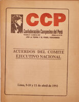 Plenos del Comité Ejecutivo Nacional (1992)