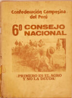Prensa del Sexto Consejo Ncional de la Confederación Campesina del Perú