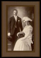 Portrait of a couple, friends of the Miriam Matthews family, 1890-1910