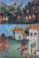 Ravana's rakshasa gana causing destruction