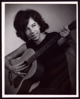 Jane Phillips with a guitar, 1958-1972