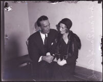 David H. Clark and his wife Nancy Clark, Los Angeles, 1931