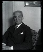 Gerard Swope, president of General Electric, Los Angeles, 1932
