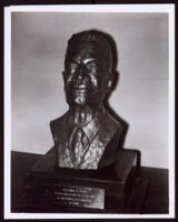 Bronze bust of Sir Perry M. Smith by Beulah Woodard, 1940-1955
