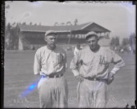 Doc Crandall and Arnold Crandall of the Los Angeles Angels, Los Angeles, circa 1924
