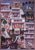 Garuda and Kakabhusundi discussing events from Rama's life