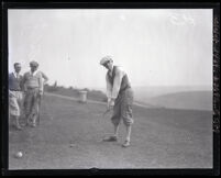 Golfer Fred Barber, Los Angeles, circa 1920